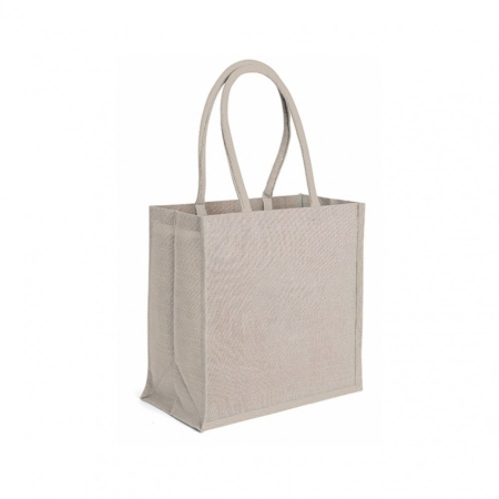 Borsa Mare In Juta E Cotone Dalia personalizzabile