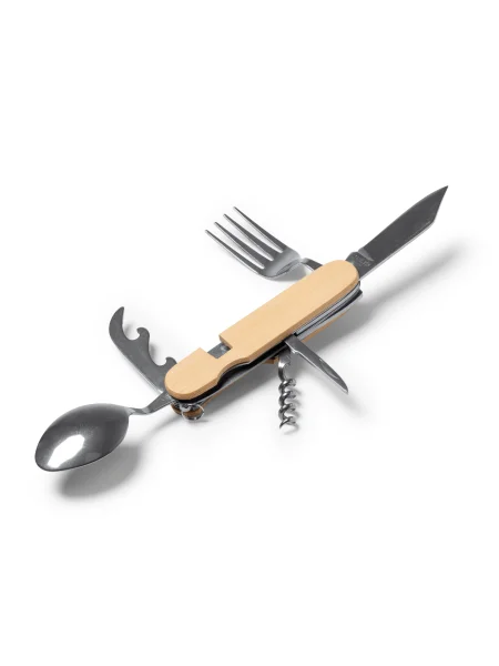 Set posate in bamboo Cruz personalizzabili