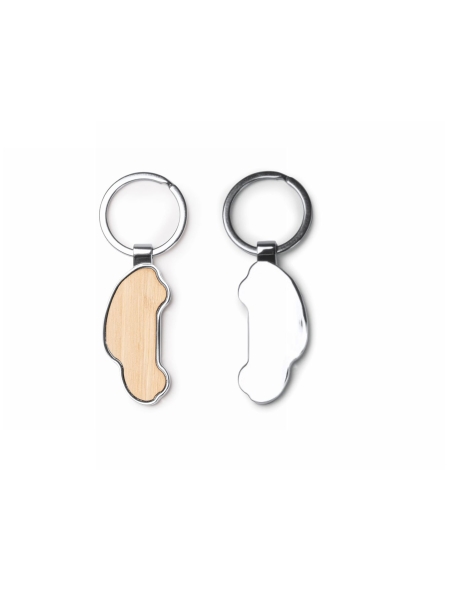 Portachiavi In Bamboo Cary personalizzabile