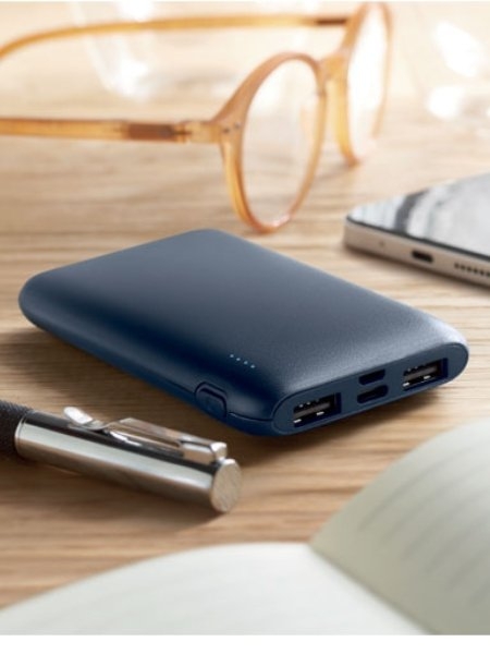 Power bank in plastica personalizzabile Power52c 5000 mAh