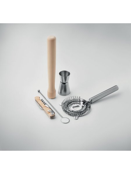 Kit da 5 pezzi per cocktail personalizzabile