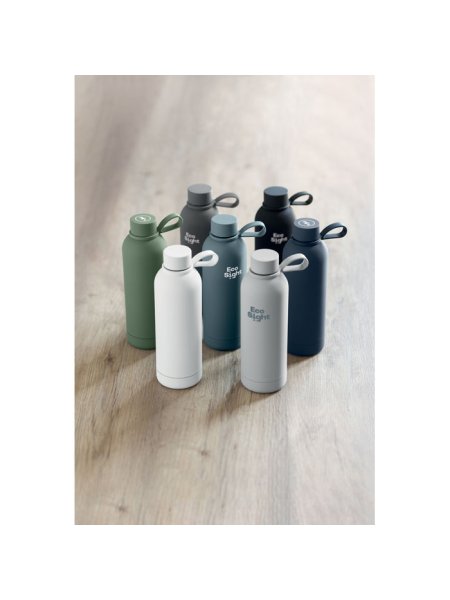 Bottiglia doppio strato 500ml in acciaio inox riciclato