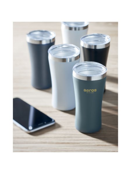 Bicchiere doppio strato 160 ml acciaio inox riciclato