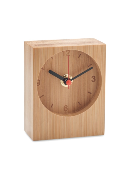 Orologio da tavolo in bambù personalizzabile