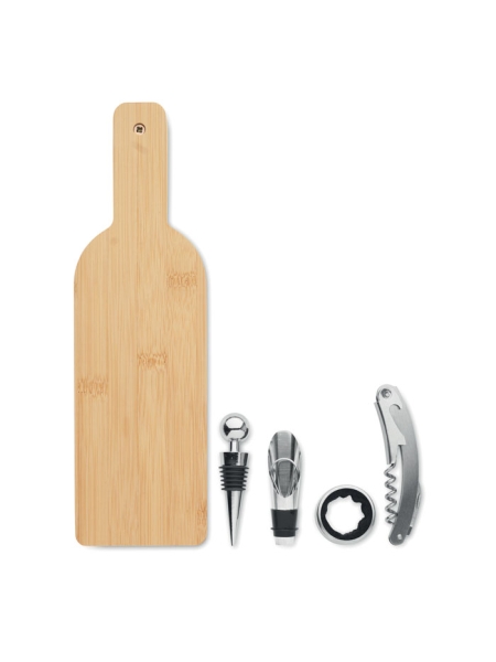 Set da vino forma di bottiglia personalizzabile