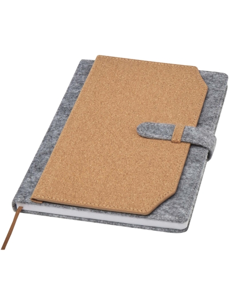 Quaderno A5 in sughero e feltro riciclato Viviana