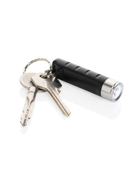 Torcia portachiavi USB ricaricabile Globix in plastica RCS