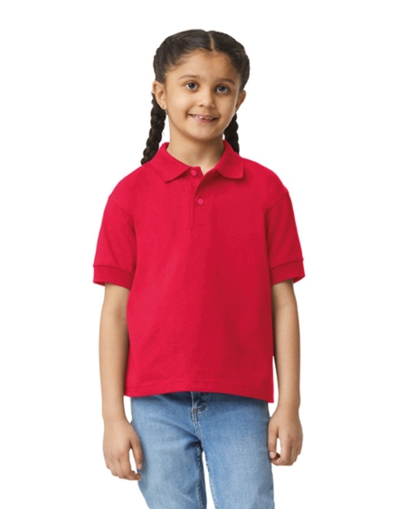 Polo bambino 203 g/m² personalizzabile Gildan Jersey Dry Blend®