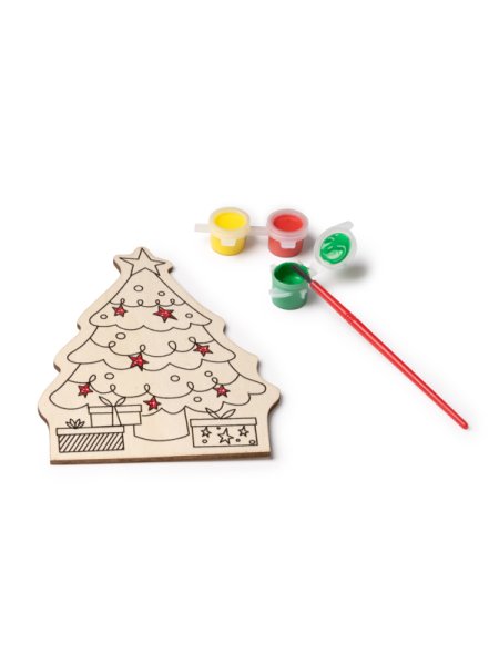 Set natalizio da colorare personalizzabile Candel