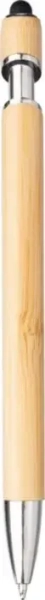 Penna capacitiva in bamboo refill blu Manuela