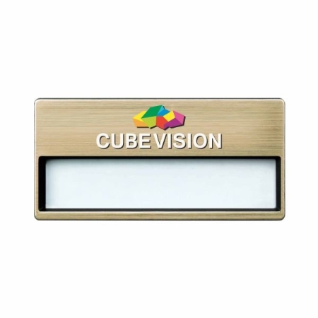 Badge portanome Mae rettangolare 7,4 x 2 cm con Doming