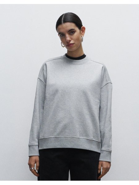 Felpa oversize donna personalizzabile True Blanks Sweatshirt