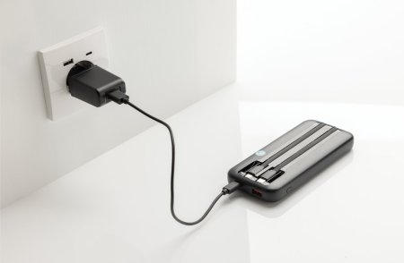 Power bank ricarica rapida 10.000 mAh in rABS RCS