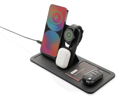 Base ricarica wireless 3 in 1 Swiss Peak in rPU RCS