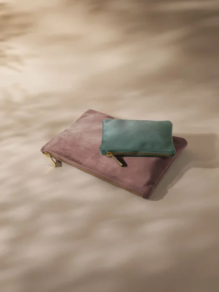 Pochette da personalizzare in poliestere riciclato Bag Base Velvet Accessory Pouch S