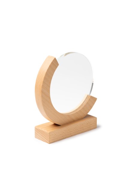 Trofeo vetro e bamboo circolare personalizzabile Globe