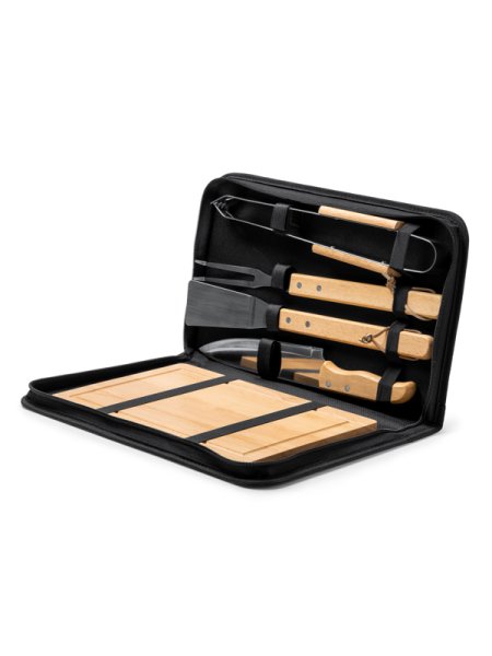 Set attrezzi per barbecue personalizzabile Webek