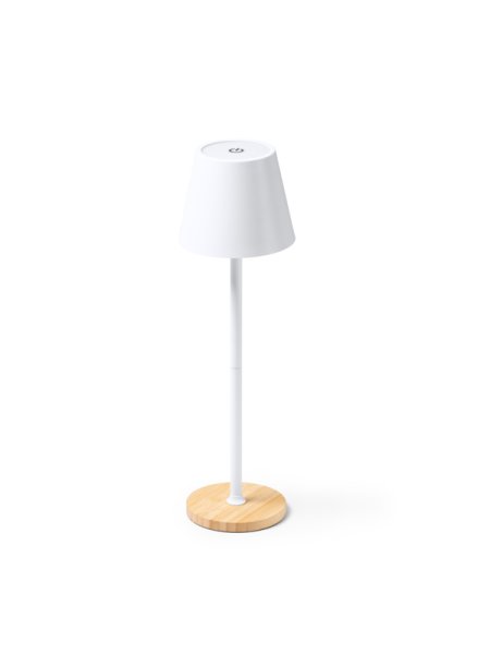 Lampada a led in metallo e bamboo personalizzabile Barrow