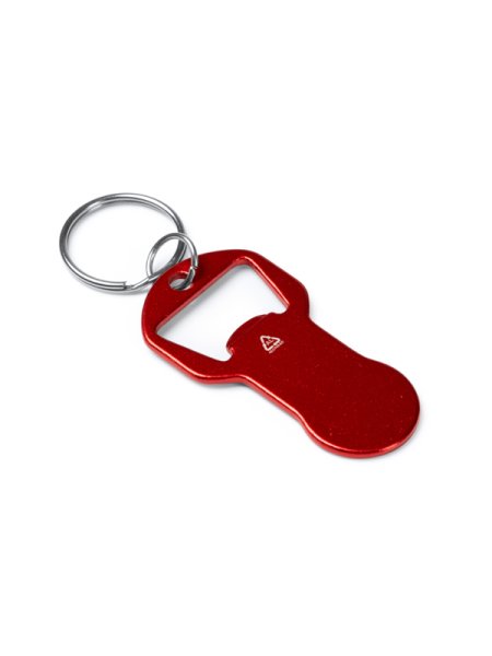 Portachiavi multifunzione con apribottiglie e gettone personalizzabile Tagan