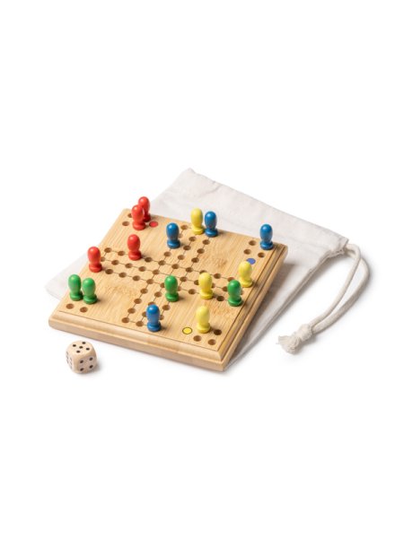 Parcheesi da tavolo in bamboo personalizzato Siscar