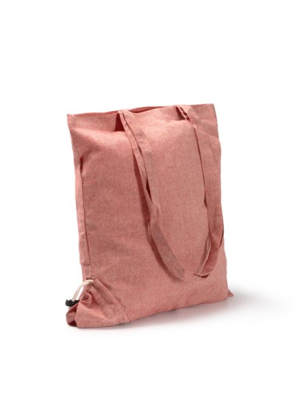 Shopper richiudibile in cotone riciclato personalizzata Plika 38 x 42 cm