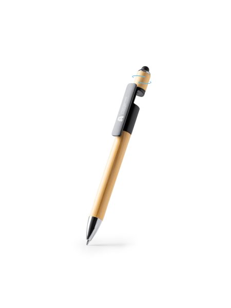 Penne con gommino touch screen in bamboo personalizzabili Heting