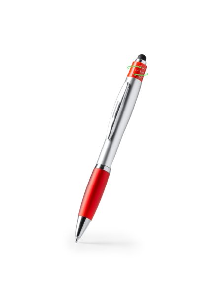Penna touch con spinner antistress personalizzabile Fidget