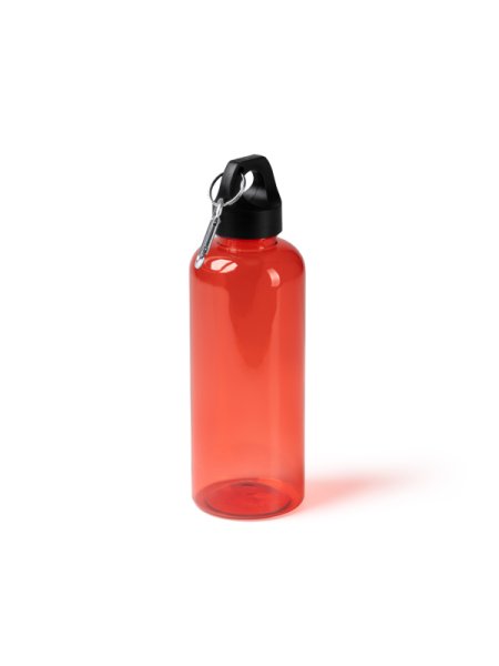 Borracce plastica riciclata RPET con moschettone personalizzabili Takel 580 ml