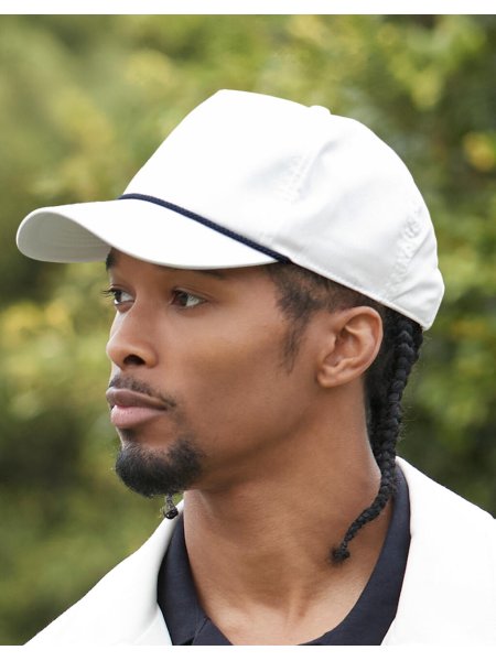 Cappellino baseball 5 pannelli personalizzabile Beechfield Rope Detail Golf