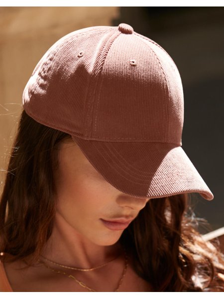 Cappellino baseball personalizzabile Beechfield EarthAware® Organic Cord Baseball