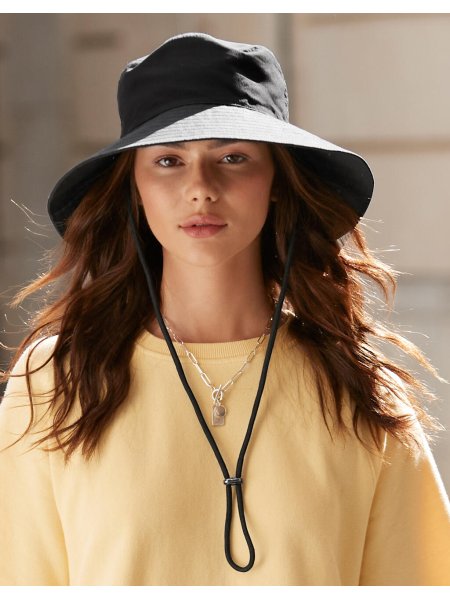 Cappello da sole a tesa larga personalizzabile Beechfield Wide Brim Sun