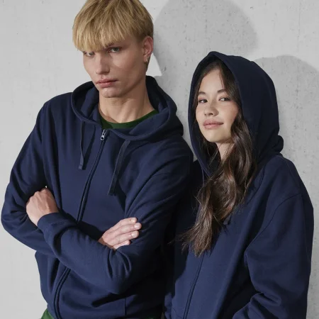 Felpa unisex personalizzabile B&C ID.334 Zip Hood
