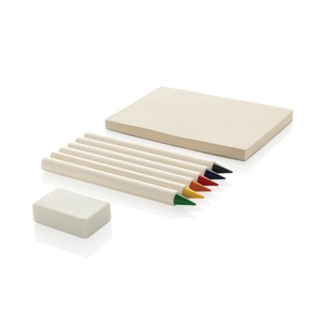 Set matite colorate da 6 pezzi infinity Micky con blocchetto GRS
