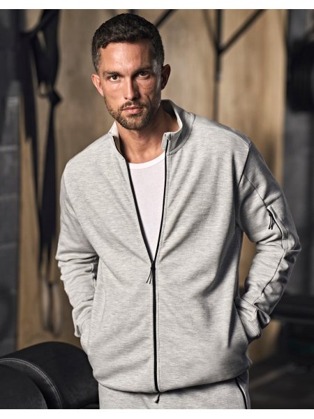 Felpa unisex personalizzabile Tee Jays Athletic Full Zip