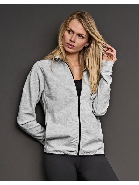 Felpa unisex con zip e cappuccio personalizzabile Tee Jays Athletic Hooded Full Zip