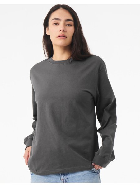 Maglietta unisex manica lunga personalizzabile Bella+Canvas Heavyweight Long Sleeve Tee