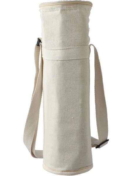 Borsa termica per bottiglie in cotone riciclato 270 g/m2 Eugene