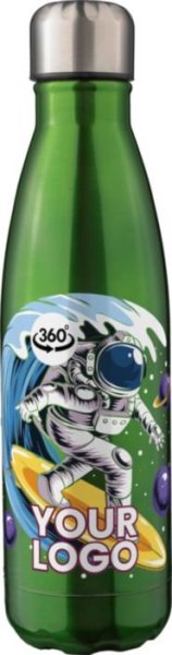 Borraccia in acciaio inox 304 riciclato a doppia parete da 500 ml Clifford