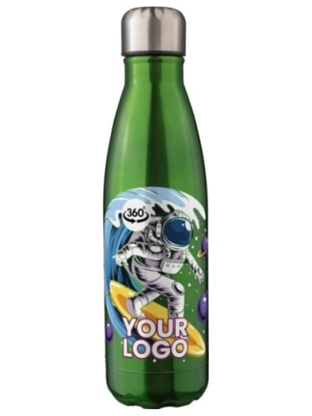 Borraccia in acciaio inox 304 riciclato a doppia parete da 500 ml Clifford