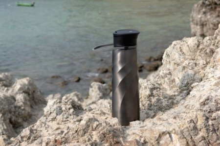 Borraccia 1 litro acciaio inox Athletica Eco BrandCharger