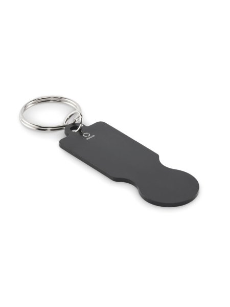 Portachiavi con gettone carrello personalizzabili Tokley