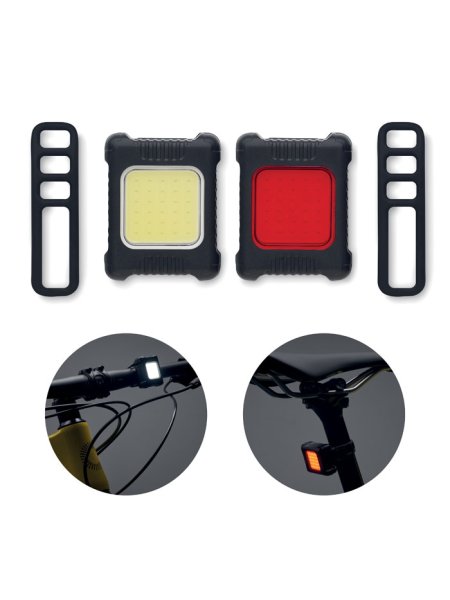Set luci bicicletta ricaricabili Blight