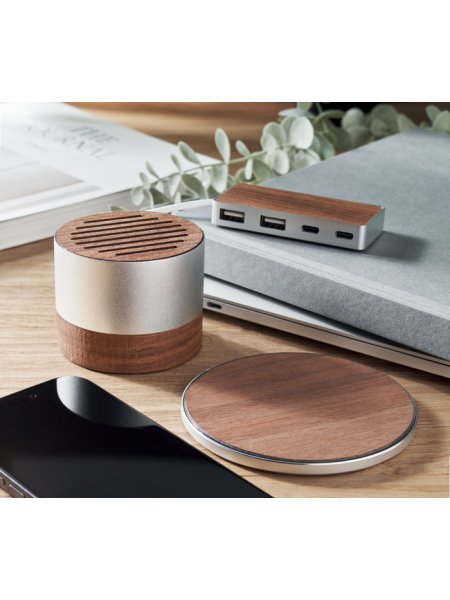 Speaker wireless con involucro in alluminio riciclato Souneuz