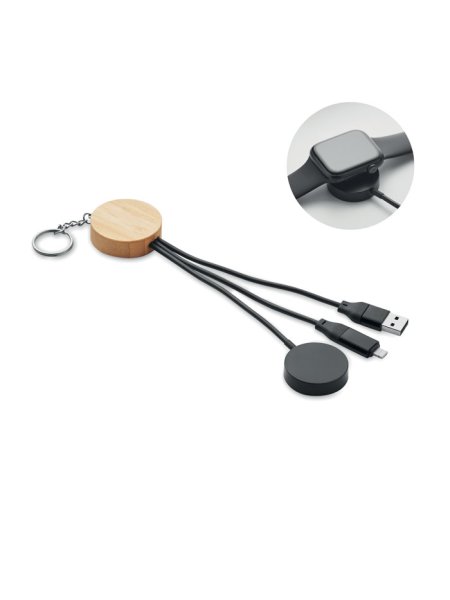 Cavo di ricarica 4 in 1 60W con portachiavi Bule