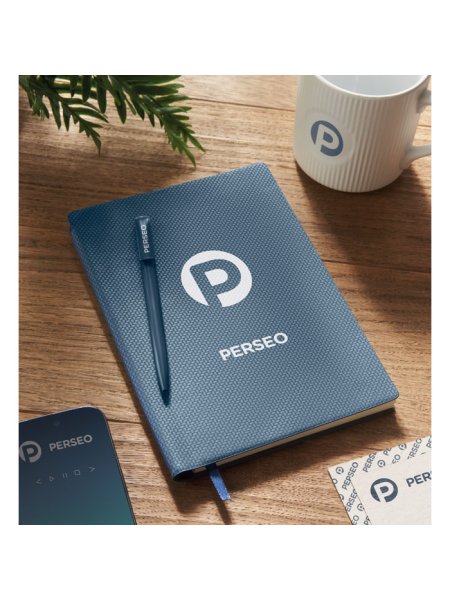 Notebook A5 con penna in PU Nota