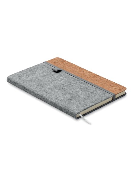 Taccuino formato a5 in sughero e RPET Corkbook