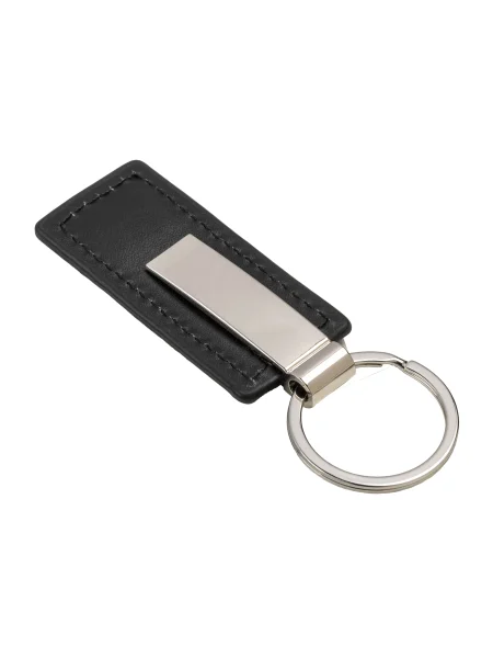 Portachiavi similpelle PU personalizzabile Chrome