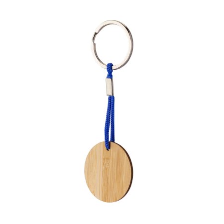 Portachiavi in bamboo personalizzabile Round Keys
