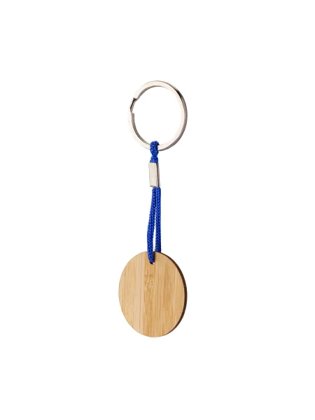 Portachiavi da personalizzare in bamboo Round Keys