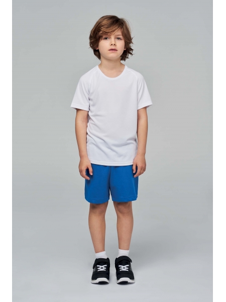 Pantaloncino con tasche da bambino in jersey PROACT 185 gr